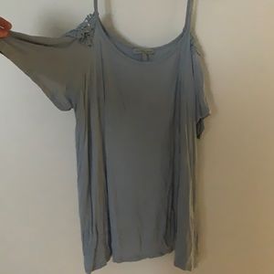 Women’s light blue top